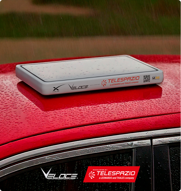 Antena Veloce - conectividade de ponta