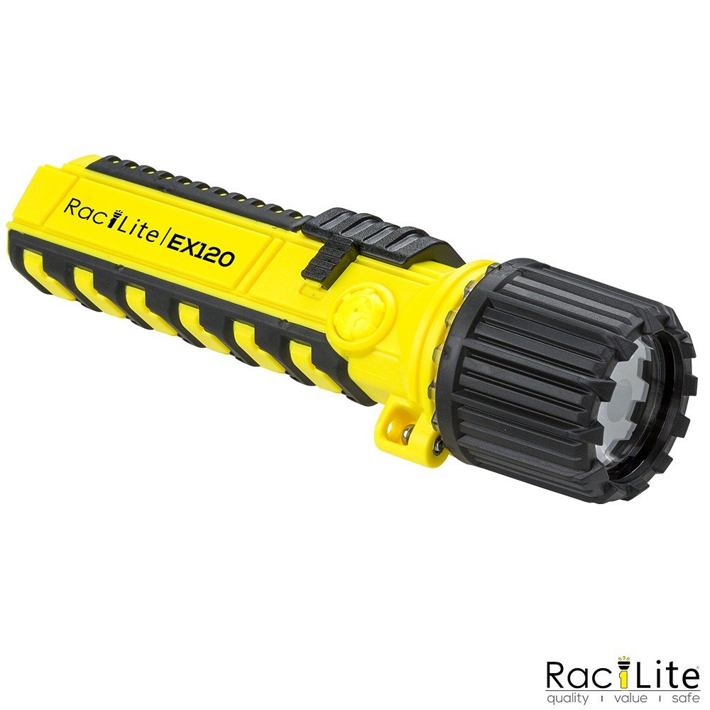 Lanterna de Mão Raclite EX 120 de Led Intrinsecamente Segura a Prova de Explosao EX